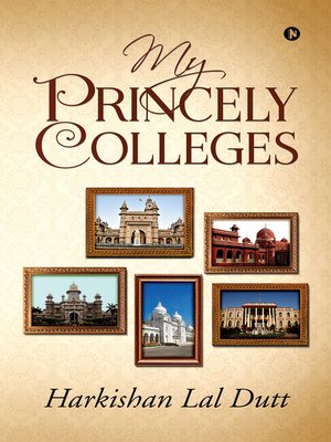 cover image of My Princely Colleges